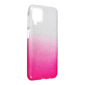 Futerał Forcell Shining Do Samsung Galaxy A12 Transparent/róż
