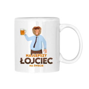 Najlepszy łojciec na świecie - kubek z nadrukiem PREZENT na DZIEŃ OJCA