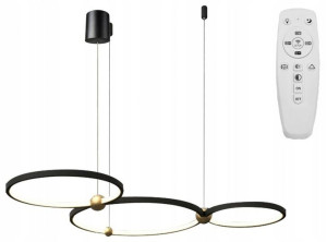 Lampa Sufitowa Wisząca Ring Led 30-40-50 + Pilot