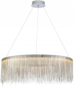 Lampa Wisząca Sufitowa Chain LED Chrom 40 cm