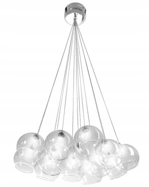 Stylowa Lampa Sufitowa Wisząca Nowoczesna Kule 13