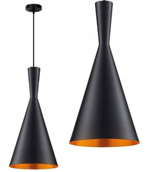Lampa Sufitowa Wisząca Costa B Czarny Black Loft