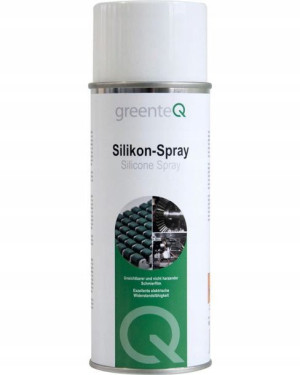 Spray SILIKONOWY GreenteQ do uszczelek okien 400ml