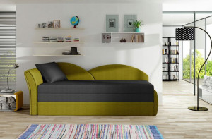 Kanapa Aga Ag27 Lewa 180x150 Zielony/szary Eltap