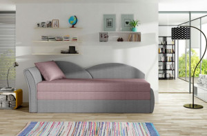 Kanapa Aga Ag22 Lewa 180x150 Szary/róż Eltap