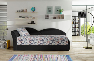 Kanapa Aga Ag07 Lewa 180x150 Czarny Eltap