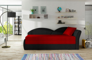 Kanapa Aga Ag11 Prawa 180x150 Czarny Eltap