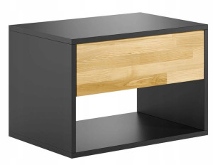 Szafka nocna loft drewno cichy domyk szuflady