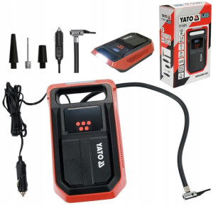 Yato Kompresor Samochodowy Lcd 12v 25l/min 10 Bar