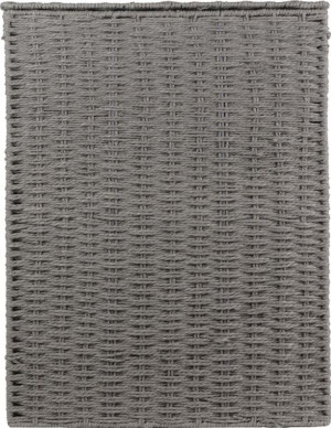 Kosz na pranie sznurkowy Koszoplotka szary 46x33x60h
