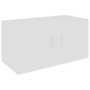 Szafka ścienna, biała, 80x39x40 cm, płyta wiórowa