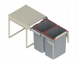 Sortownik Kosz Na Śmieci 40 Front Jc602m 2x20l
