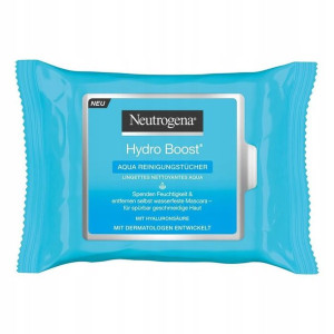 Neutrogena HYDRO BOOST Chusteczki oczyszczające 25