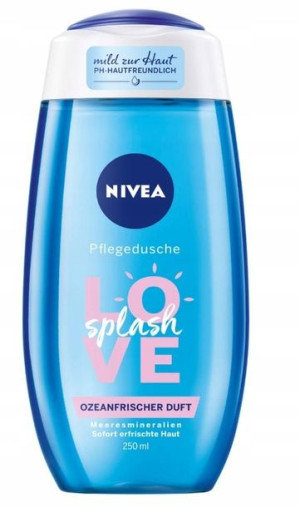 Nivea Love splash odświeżający żel pod prysznic, 250 ml
