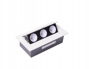 Power Port Listwa Przedłużacz Biurkowy Biały
