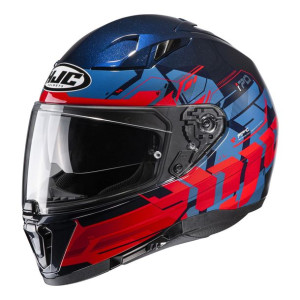 Kask HJC I70 ALLIGON BLUE/RED czerwony GRATISY