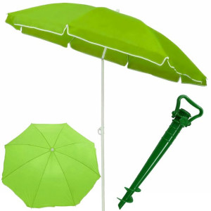 Parasol Ogrodowy Plażowy Na Balkon 180cm + Świder