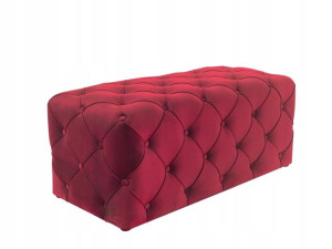 Puf Aviva Velvet Bordowy Bluvel 59/ Wenge Signal