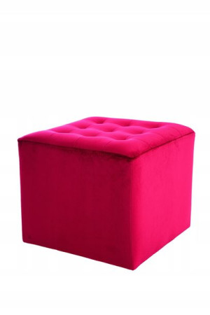 Puf Lori Velvet Bordowy Bluvel 59 - Signal