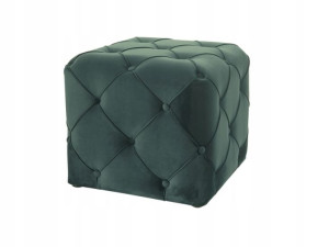 Puf Aviva K Velvet Zielony Bluvel 78/ Wenge Signal