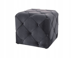 Puf Aviva K Velvet Czarny Bluvel 19/ Wenge Signal