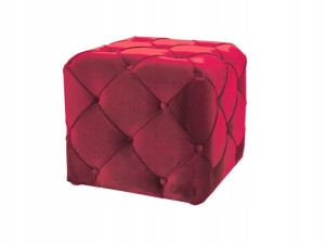 Puf Aviva K Velvet Bordowy Bluvel 59/wenge- Signal