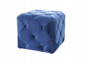 Puf Aviva K Velvet Granatowy / Wenge - Signal