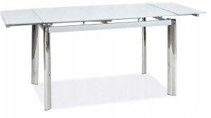 Stół Gd020 Biały/chrom 120(180)x80 Signal