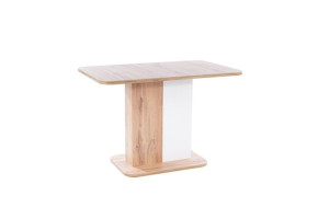Stół Next Dąb Artisan/biały Mat 110(145)x68 Signal