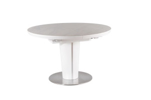 Stół Orbit Ceramic Biały Marmuru Fi 120 Signal