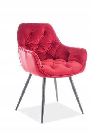 Krzesło Cherry Velvet / Bordo Bluvel 59 Signal