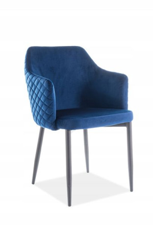 Krzesło Astor Velvet /granatowy Bluvel86 Signal