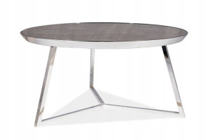 Ława Temida B Marmur/chrom Fi 76x40 Signal