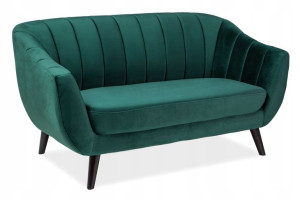 Sofa Elite 2 Velvet Zielony Bluvel 78/wenge Signal