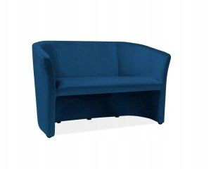 Sofa Tm-2 Velvet Granatowy Bluvel 86 /wenge Signal