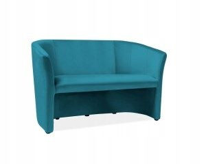 Sofa Tm-2 Velvet Turkus Bluvel 85 / Wenge Signal