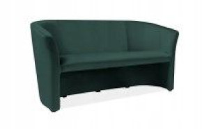 Sofa Tm-3 Velvet Zielony Bluvel 78 / Wenge Signal