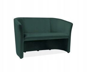 Sofa Tm-2 Velvet Zielony Bluvel 78 / Wenge Signal