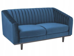 Sofa Asprey 2 Velvet Granatowy 86 / Wenge Signal