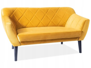 Sofa Karo 2 Velvet Curry Bluvel 68 / Wenge Signal
