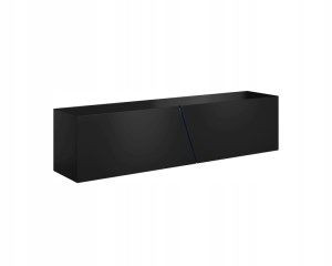 Szafka Rtv Simena Czarny Połysk Led Rgb Signal