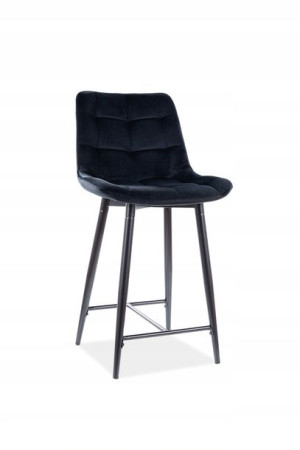 Półhoker Chic H-2 Velvet Czarny /czarny 19 Signal