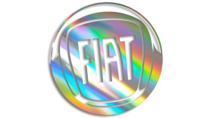 Wycinana naklejka FIAT holograficzna