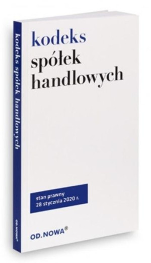 Kodeks spółek handlowych 28.01.2020 Agnieszka Kaszok