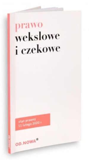 Prawo wekslowe i czekowe 11.02.2020 Agnieszka Kaszok
