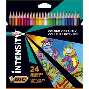 Kredki BIC 24 kolory EVOLUTION kredki ołówkowe