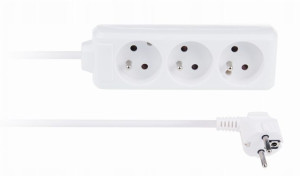 Przedłużacz Libox LB0080-5 3 gniazda 5 m biały