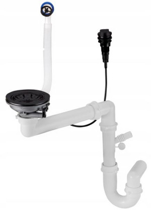 Komplet odpływowy Kernau KS-SS 1B Matt Black