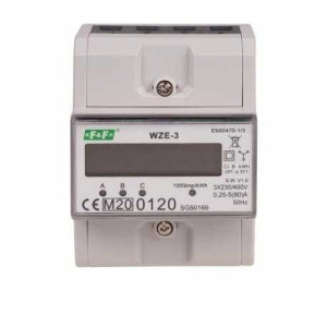 Trójfazowy licznik zużycia energii WZE-3