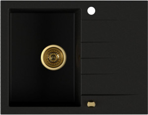 KGS V 4565A 1B1D DEEP BLACK + Gold Metallic